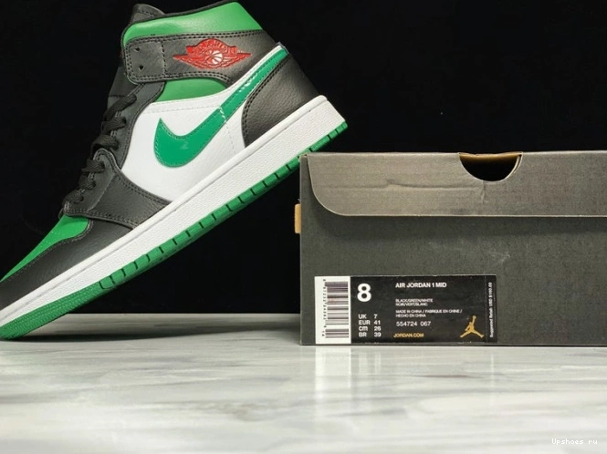 Toe Mid 1 554724-067 Green Jordan 0112